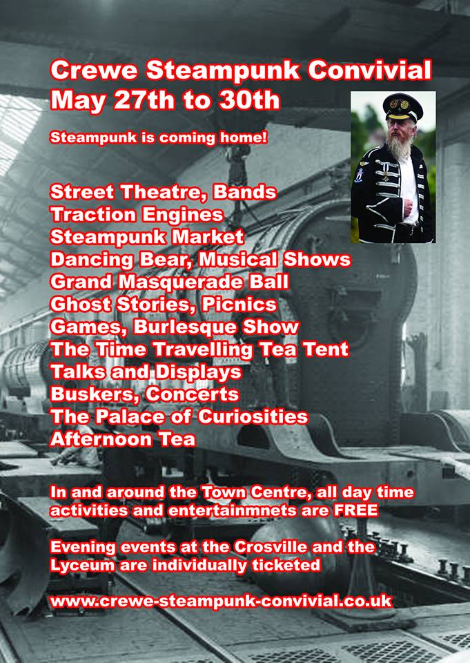 Crewe Steampunk Convivial (May 27th to 30th)