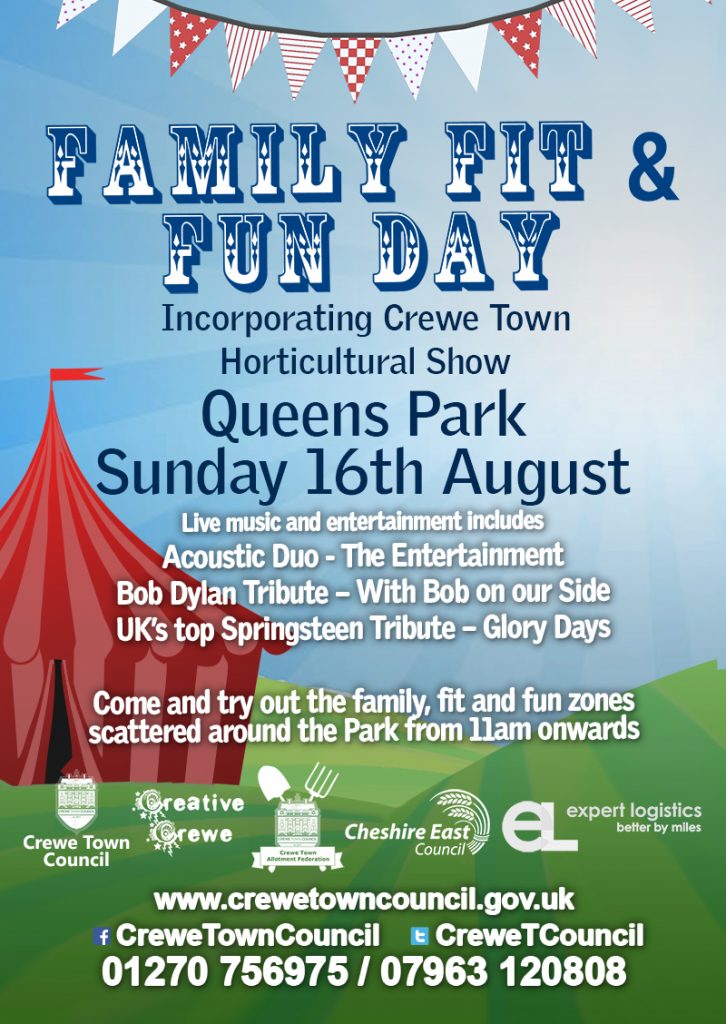 Family Fit and Fun Day – Sunday 16th August