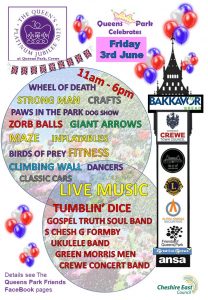 Queens Park Jubilee event flyer