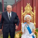 The 'Queen' with Gordon at the Heritage Centre
