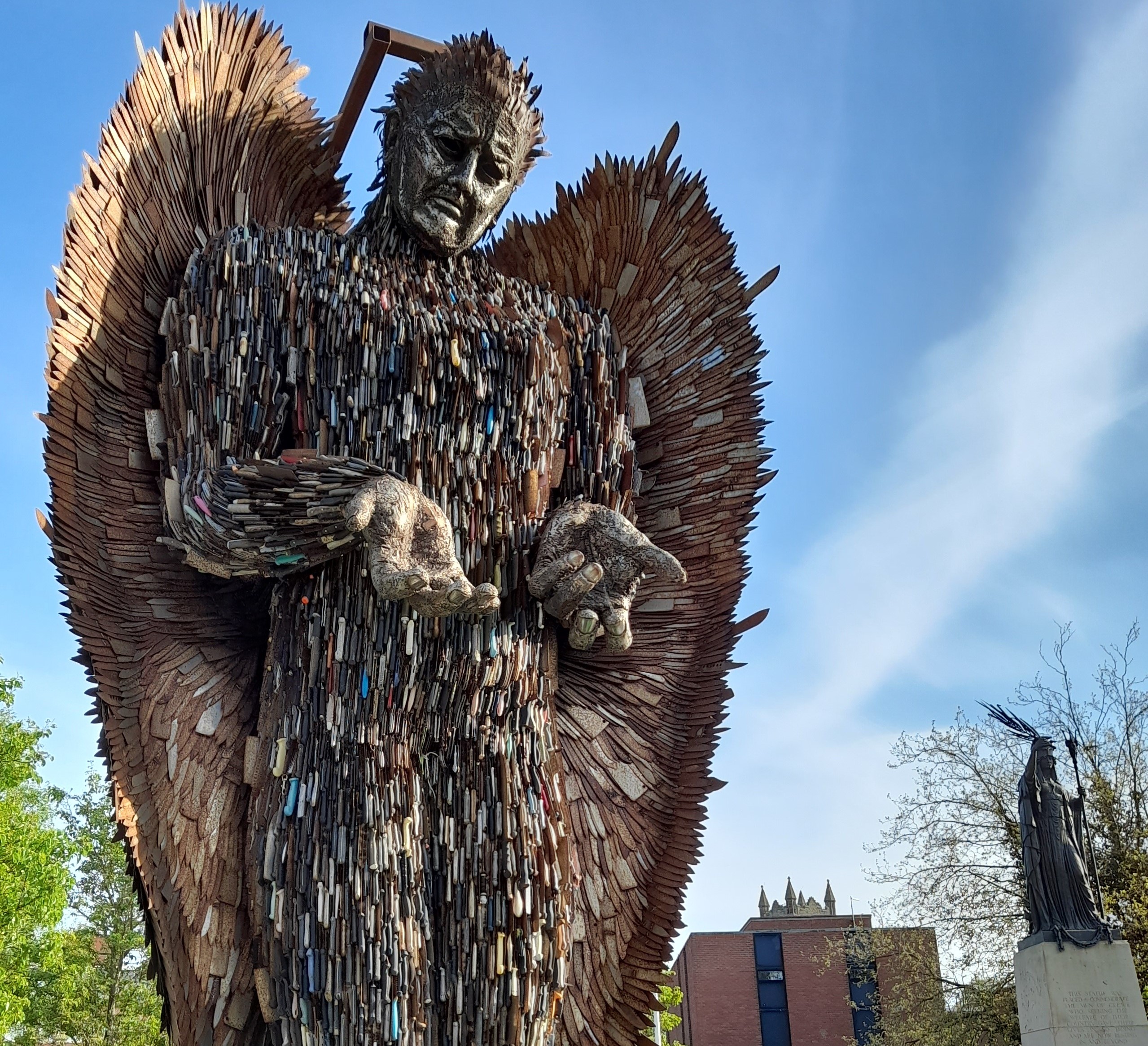 Crewe’s landmark Knife Angel visit brought to a close with Ceremony