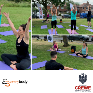 EBL Pop up in the Parks yoga social media image