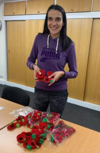 Sara Dellapiana poppy donation pic Cropped